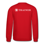 Load image into Gallery viewer, Crewneck Sweatshirt 10 Trainer Wht Ltr - red
