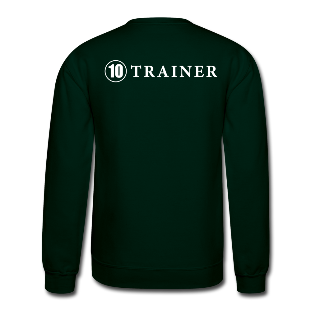 Crewneck Sweatshirt 10 Trainer Wht Ltr - forest green