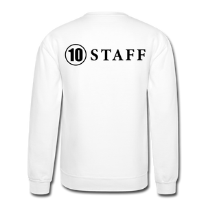 Crewneck Sweatshirt Staff Blk Ltr - white