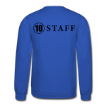 Load image into Gallery viewer, Crewneck Sweatshirt Staff Blk Ltr - royal blue

