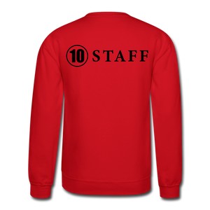 Crewneck Sweatshirt Staff Blk Ltr - red