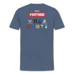 Load image into Gallery viewer, 10FitHero T-Shirt - heather blue
