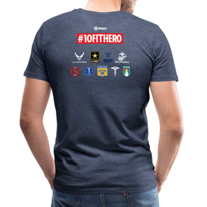 10FitHero T-Shirt - heather blue