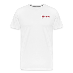 10 Cares Food Drive T-Shirt - white